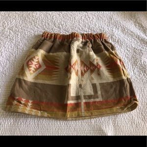 Vintage tribal boho size small mini skirt